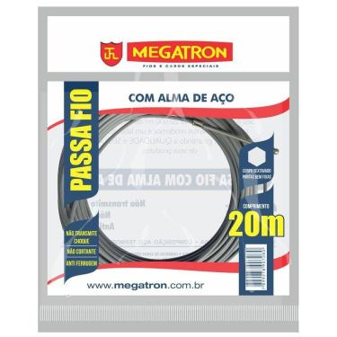 Imagem de Passa Fio Com Conexao 20 Metros Cinza