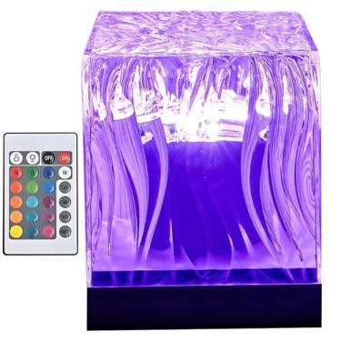 Imagem de Projetor LED Ambient Night Sky com efeito de onda de água recarregável USB, 162 padrões, controle remoto para casa e festas