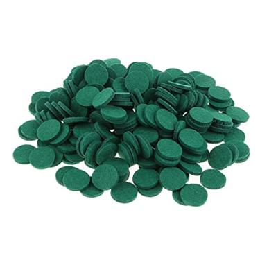 Imagem de barenx Medalhão difusor de perfume de óleo essencial de aromaterapia com 200 lotes de 21 mm refil para clipe de ventilação de carro com pingente - várias cores - verde