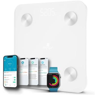 Imagem de Balança Digital Inteligente Body Bioimpedância Corporal LED 28CM 180Kg