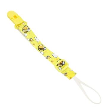 Imagem de Shakven Chupeta com clipe, clipe porta chupeta de bebê - Correias de mordedor de chupeta, suporte anti-queda para trela | Suporte de trela soothie, trela de suporte para mordedores de