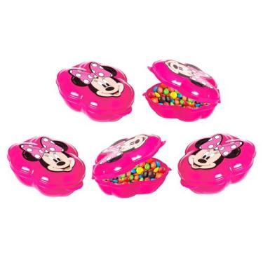 Imagem de Kit com 5 Porta objetos e Lanches Pote de Lembrança da Minnie Disney R