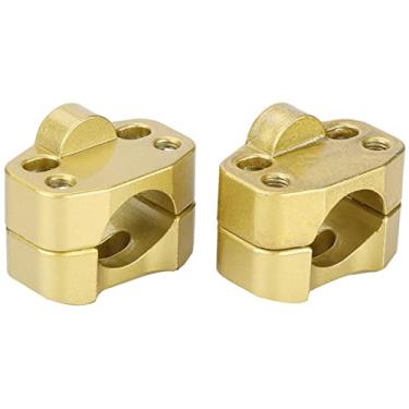 Imagem de Matybobe Cabo de guidão de motocicleta Grampos de montagem de barra de gordura de liga de alumínio parafusos fortes duráveis fáceis de instalar design colorido adequado para a maioria dos quadriciclos