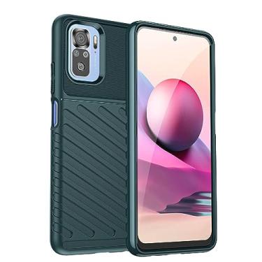 Imagem de IDEWEI Capa para Xiaomi Poco M5S. Fibra de carbono refinada, anti-queda, anti-impressões digitais, proteção integral. A capa do telemóvel é compatível com Xiaomi Poco M5S