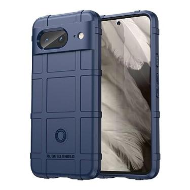 Imagem de IDEWEI Capa para Google Pixel 8, fibra de carbono refinada, anti-queda, anti-impressões digitais, proteção integral. A capa do telemóvel é compatível com o Google Pixel 8