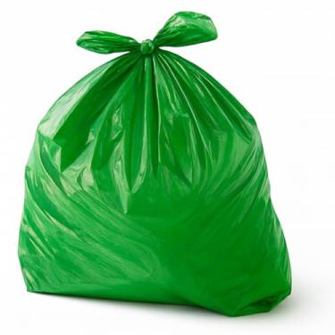 Imagem de Saco de Lixo 100 Litros Cor Verde Coleta Seletiva| Ideal para Condomínios, Bares e Restaurantes(50 UNIDADES)
