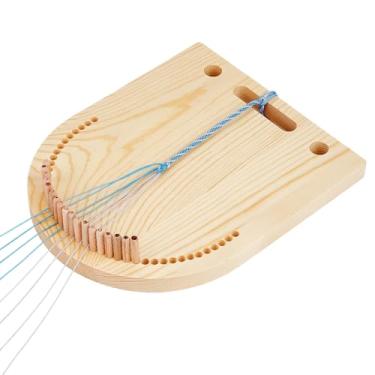 Imagem de BENECREAT Conjunto de pulseiras de madeira, kit de pulseira de amizade para trançar bricolage, tricô multicordão, joias DIY, artesanato de pulseiras