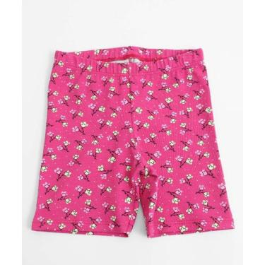 Imagem de Bermuda Infantil Ciclista Flores Marisa Tam 1 a 3 Rosa-66232, Rosa, 1