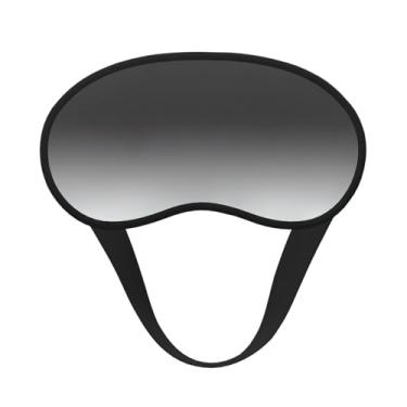 Imagem de Máscara de dormir blecaute com estampa branca a preta, máscara para os olhos, leve, macia, para dormir, meditação, viagem, ioga