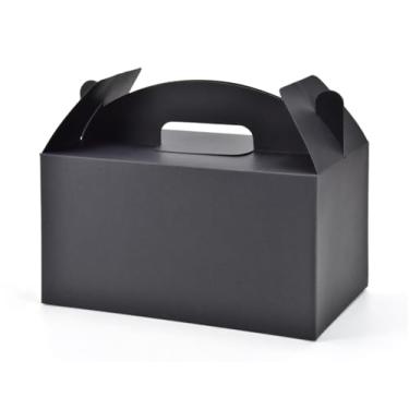 Imagem de Papertide Caixas de presente pretas, pacote com 30