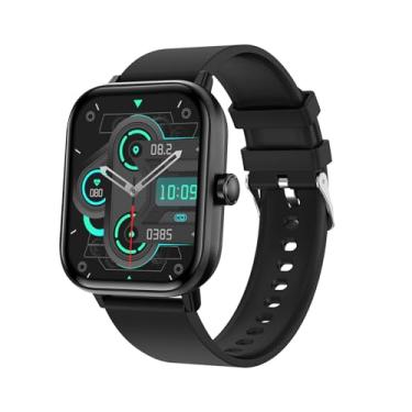 Imagem de EBTOOLS Relógio Inteligente, Tela 1,83 Polegadas, 100+ Modos Esportivos, Rastreamento de Condicionamento Físico, Lembrete de Chamadas e Mensagens, IP67, Rastreamento de Sono (Silicone preto)