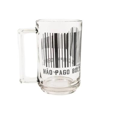 Imagem de Caneco Classic 320ml Boleto – Vidro Resistente, Design Divertido para Drinks e Cervejas
