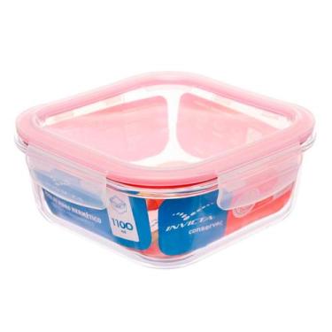 Imagem de Pote Hermético de Vidro Conserve It 4 Travas 1,1L - Invicta