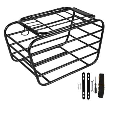 Imagem de Baoblaze Cesto traseiro para bicicleta, suporte para cães, estável, e portátil, ideal para transportar compras, fazer acampamentos e outras, Sem Forro, 38 Cm X 23 Cm X 21.5