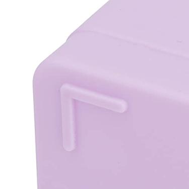 Imagem de Ymiko Organizador de Gaveta Com 5 Grades para Roupas íntimas, Meias e Acessórios Cubo de Armazenamento Rosa (Roxo)