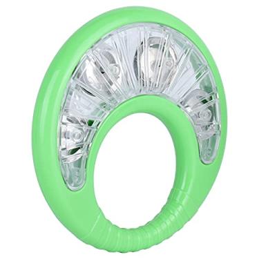 Imagem de Acouto Pandeiro Verde de Com Jingles de Metal – Instrumentos Musicais de Percussão Portátil para Festas, karaokê, Casamentos, Apresentações e Muito Mais – Perfeito para Adicionar Diversão a