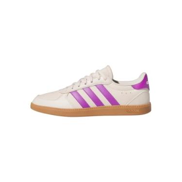 Imagem de adidas Tênis feminino Breaknet Sleek, Halo Ivory Purple Burst Wonder White, 38