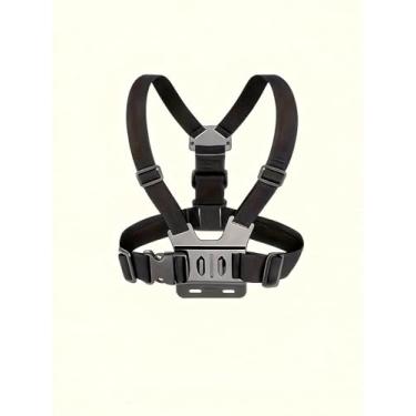 Imagem de Peitoral para câmera de ação universal 360 suporte giratório para celular para atividades ao ar livre, ciclismo, caminhadas, viagens, filmagens