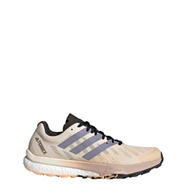 Imagem de adidas Speed Ultra Trail Tênis de corrida feminino, Laranja ácido/branco/viola prata, 9