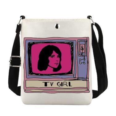 Imagem de TV G Band Merch TV G Lovers Rock Inspirada Bolsa transversal TV G Presentes para fãs Música Mercadoria Presente (TV GIRL N CB)