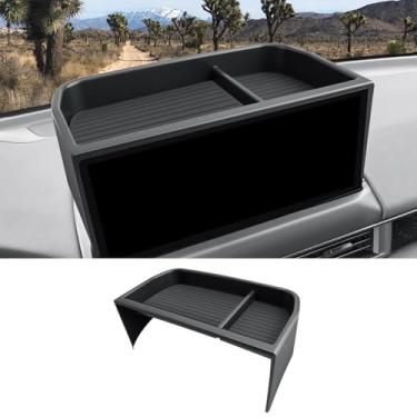 Imagem de CDEFG Bandeja de armazenamento de painel para tela de 12,3 polegadas Honda Passport 2026, acessórios para Honda Passport 2026, organizador de painel traseiro