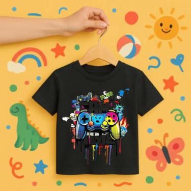 Imagem de Camiseta Infantil Estampas Divertidas Game Confortael - Hard Seven, Pr