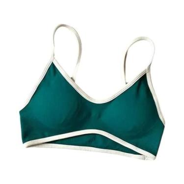 Imagem de Top Esportivo De Yoga Sem Costura Com Bloqueio De Cor, Camisola De Cor