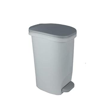 Imagem de Caixote do lixo operado por pé com lixeira Liddal Cozinha coberta doméstica Liviroom Banheiro Latas de lixo retangulares Lixeira