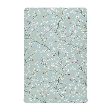 Imagem de Wassud Jogo de lençol de Natal para berço respirável para meninos e meninas, lençol com elástico, neutro, 68 x 99 cm