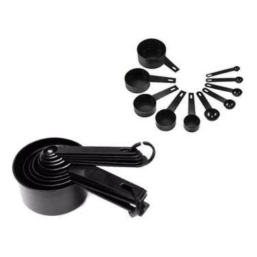 Imagem de Jogo de medidor plastico - 10 pcs colher/xicara - KE HOME