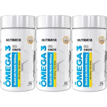 Imagem de Kit 3X Ômega 3 1000mg - 60 Cápsulas - Nutrata-Masculino