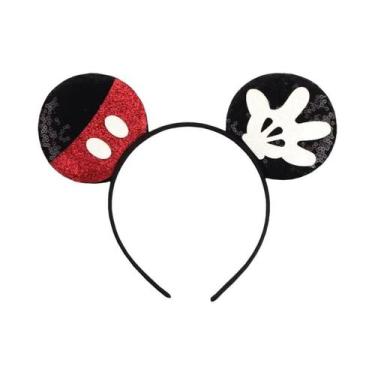 Imagem de Tiara De Cabelo Mickey Para Adultos, Acessórios De Cabelo Para Festas 