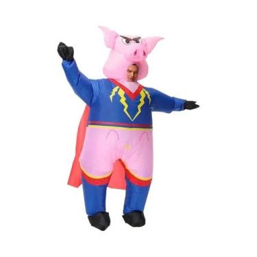 Imagem de Fantasia Inflável De Superman Para Adultos Para Halloween, Natal, Fest