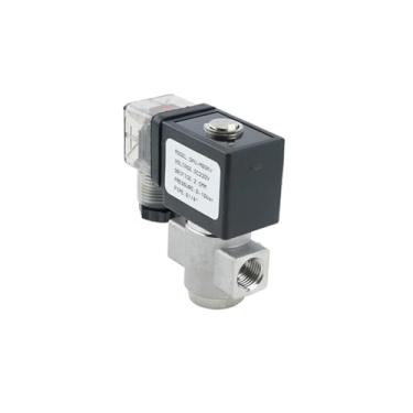 Imagem de G1/4 VX2120-08-SS-NO Válvula solenoide de aço inoxidável 304 normalmente aberta com vedação de borracha de silicone 220VAC 12VDC DN8 (12VDC, apenas uma válvula)