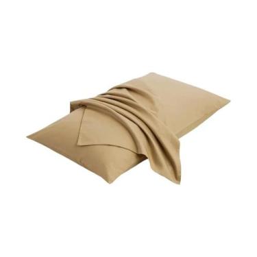 Imagem de Capa De Almofada Retangular Branca 20x30in Cor Sólida Capa De Almofada