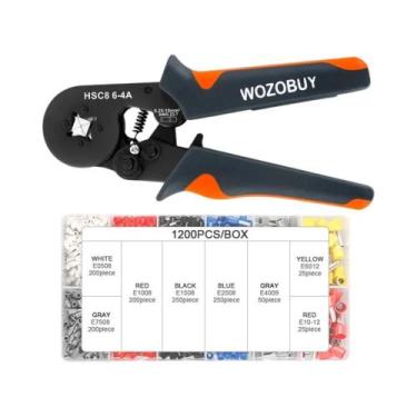 Imagem de Kit De Ferramentas De Crimpagem De Terminais Hexagonais 23-7AWG 0.25-1