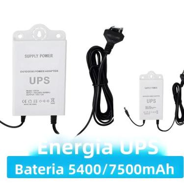 Imagem de Fonte De Alimentação UPS 12V 7500mAh Para Câmera De CFTV, Sistema De E