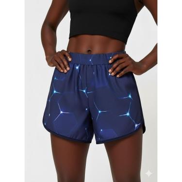 Imagem de Short Treino Fitness Estampado Academia Dry-Feminino