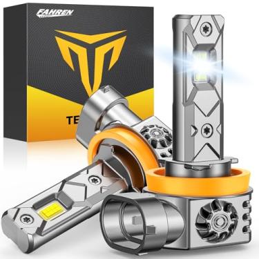 Imagem de Termitor Lâmpadas H11 de 7ª geração, Lâmpadas de neblina H9 H8, branco 6500K, vida útil 70.000 +, pacote com 2