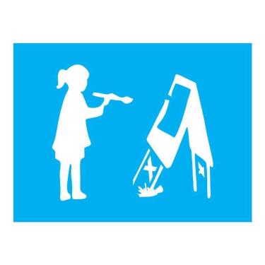 Imagem de Stencil Tamako Pintura - 15X20Cm - Ref A2426