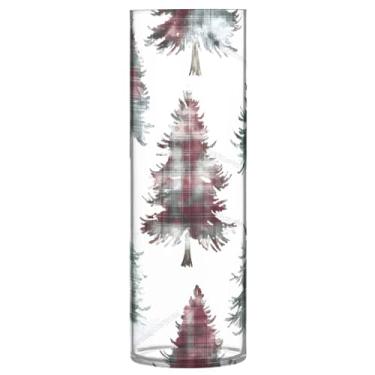 Imagem de Qilmy Vaso de árvore de Natal para flores, vaso de belas artes, decoração de casa para escritório, sala de jantar, sala de estar, casamento563