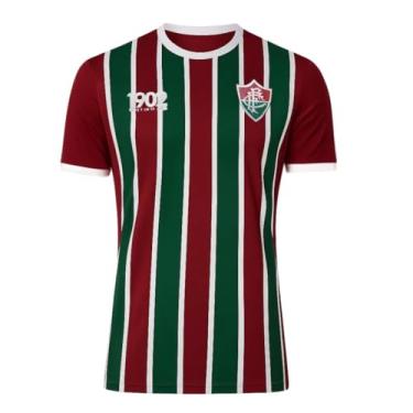 Imagem de FLU - ATTRACT CAMISETA ADT 100PES VINHO/BRANCO/VERDE/EXTRA
