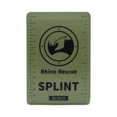 Imagem de Tala De Primeiros Socorros Verde Cinza 36x4.3 Para Camping, Caminhada 