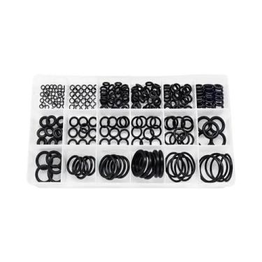 Imagem de Kit De Anéis O De Borracha NBR Métricos De 18 Tamanhos, 255 Peças, Sor