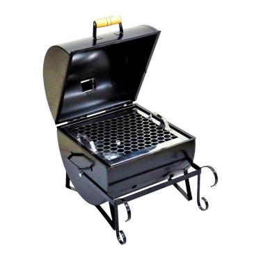 Imagem de Churrasqueira Náutica Bafinho Aço Com Grelha Inox 34X30X30Cm