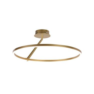 Imagem de Plafon Nordecor Zier 2868 Led Bivolt Dourado Fosco
