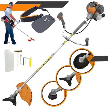 Imagem de Roçadeira Tekna Rl430-p 43cc 1,7hp 2t + Faca 80 Dentes