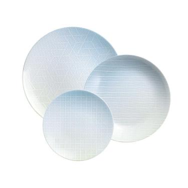 Imagem de Jogo De Pratos Tramontina Polaris Em Porcelana Decorada 12 Peças