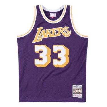 Imagem de Regata Mitchell & Ness Swingman Jersey Los Angeles Lakers Away 1983-84 Kareem Abdul-Jabbar Masculino-Masculino