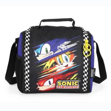Imagem de Lancheira Térmica SONIC HEDGEHOG Azul - Luxcel LA49833SO